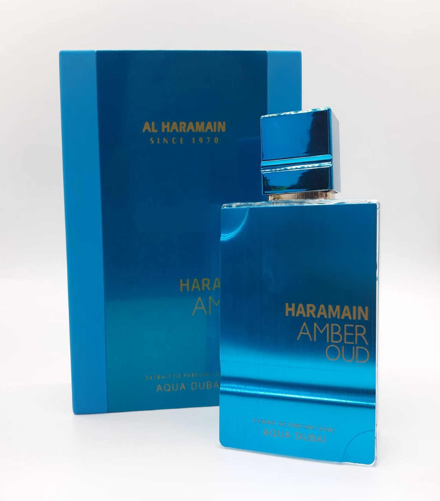 PREMIUM LUJO AMBER OUD AQUA DUBAI AL HARAMAIN UNISEX
