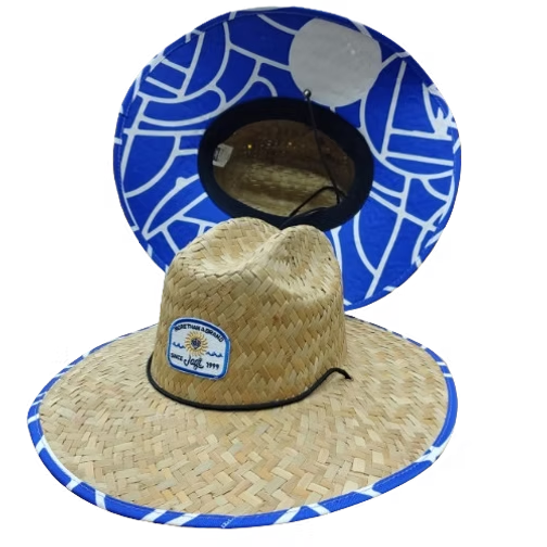 SOMBRERO DE PAJA BORDADO