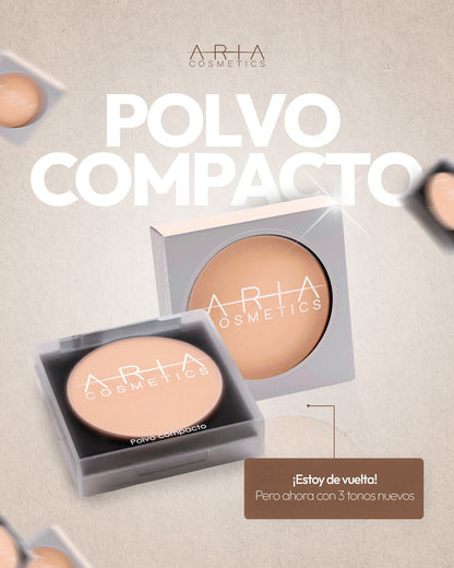 POLVO COMPACTO EFECTO SEMI MATE/ POROS INVISIBLES