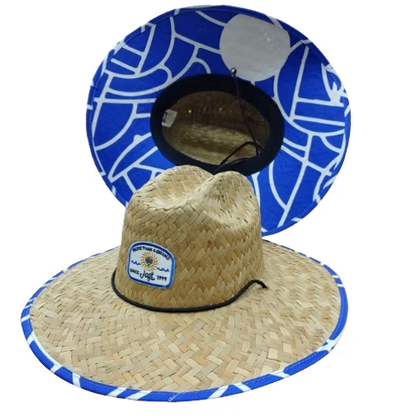 SOMBRERO DE PAJA BORDADO