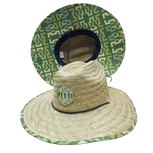 SOMBRERO DE PAJA BORDADO