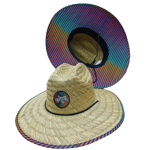 SOMBRERO DE PAJA BORDADO