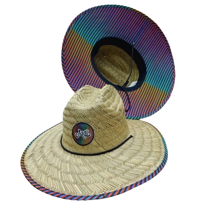 SOMBRERO DE PAJA BORDADO