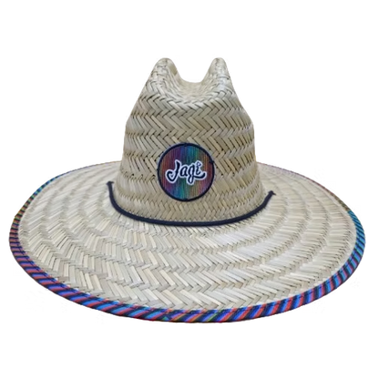 SOMBRERO DE PAJA BORDADO