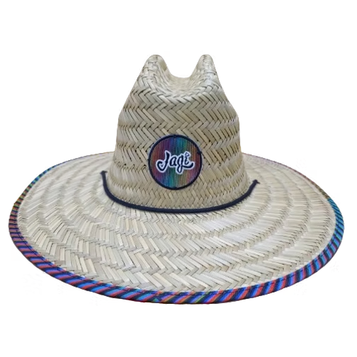SOMBRERO DE PAJA BORDADO