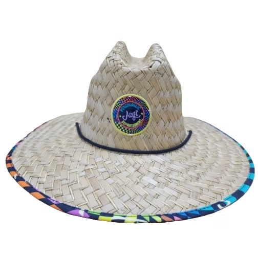 SOMBRERO DE PAJA BORDADO
