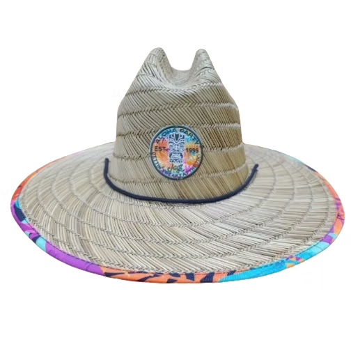 SOMBRERO DE PAJA BORDADO
