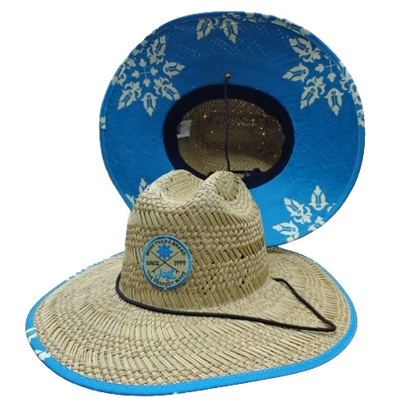 SOMBRERO DE PAJA BORDADO