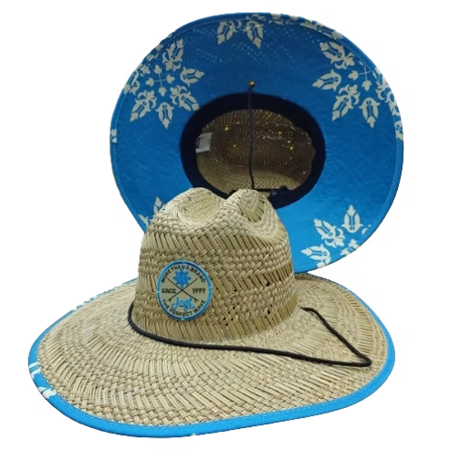 SOMBRERO DE PAJA BORDADO