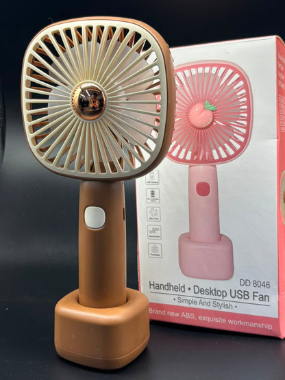 ✨ Mini Ventilador Portátil USB 2 en 1: Frescura y Estilo a Donde Vayas
