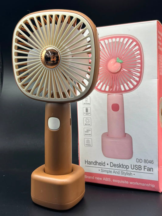 ✨ Mini Ventilador Portátil USB 2 en 1: Frescura y Estilo a Donde Vayas