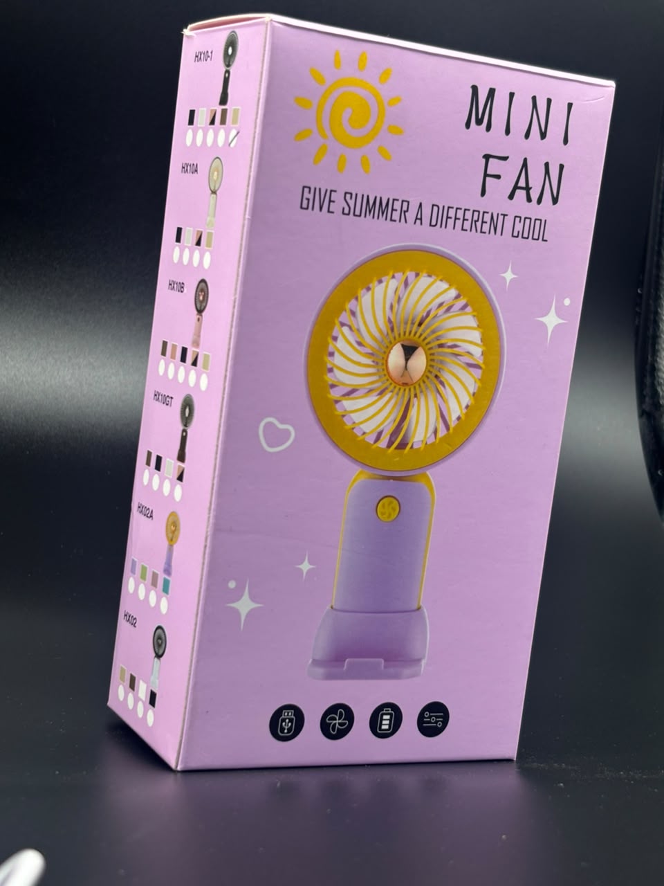 Mini Ventilador Portátil Recargable 2 en 1