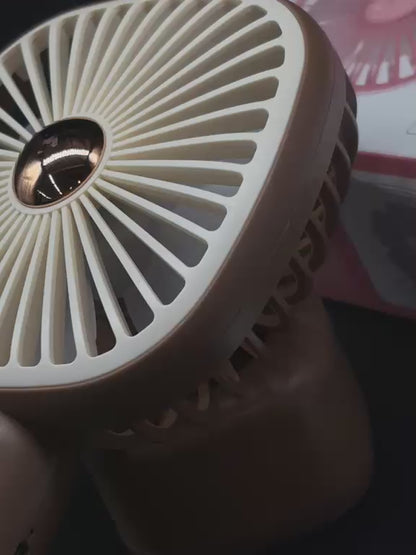 ✨ Mini Ventilador Portátil USB 2 en 1: Frescura y Estilo a Donde Vayas